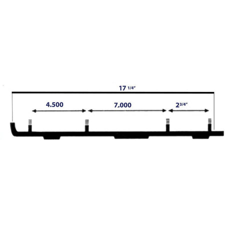 ACS WEAR BAR ARCTIC - CAT NO CARBIDE (257 - 05W) - DRIVEN Canada's Powersports 769947395623257 - 05W