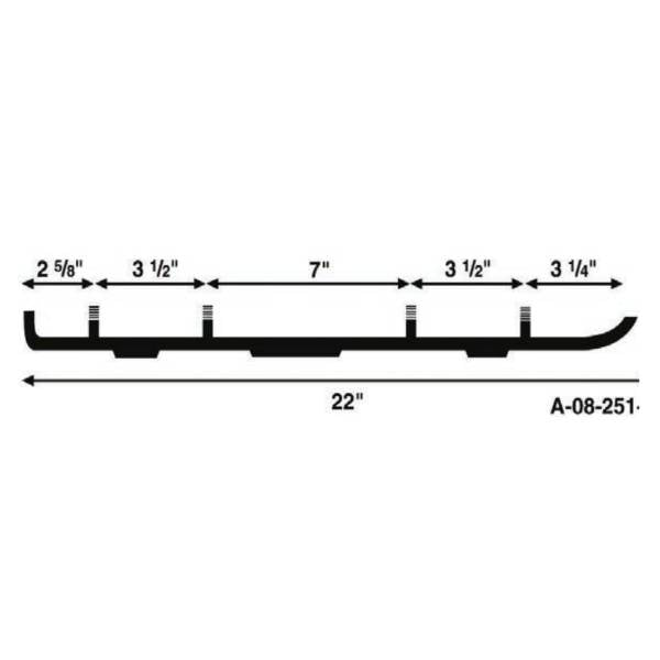 ACS WEAR BAR LIGHT YAMAHA 4" 90 DEG (251 - 20L) - DRIVEN Canada's Powersports 769947392257251 - 20L