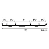 ACS WEAR BAR LIGHT YAMAHA 4" 90 DEG (251 - 20L) - DRIVEN Canada's Powersports 769947392257251 - 20L