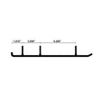 ACS WEAR BAR LIGHT YAMAHA 4" 90 DEG (251 - 28L) - DRIVEN Canada's Powersports 769947392509251 - 28L