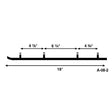 ACS WEAR BAR LIGHT YAMAHA 4" 90 DEG (251 - 16L) - DRIVEN Canada's Powersports 769947392202251 - 16L