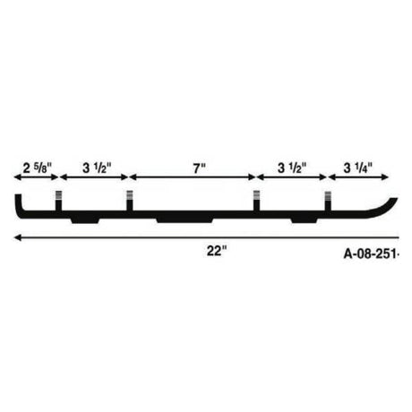 ACS WEAR BAR MAX YAMAHA 4.5" 90 DEG (251 - 20M) - DRIVEN Canada's Powersports 769947392264251 - 20M