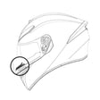 AGV BREATH DEFLECTOR K - 5S/K - 3SV/K1 (20KIT03014999) - DRIVEN Canada's Powersports 802665650288220KIT03014999