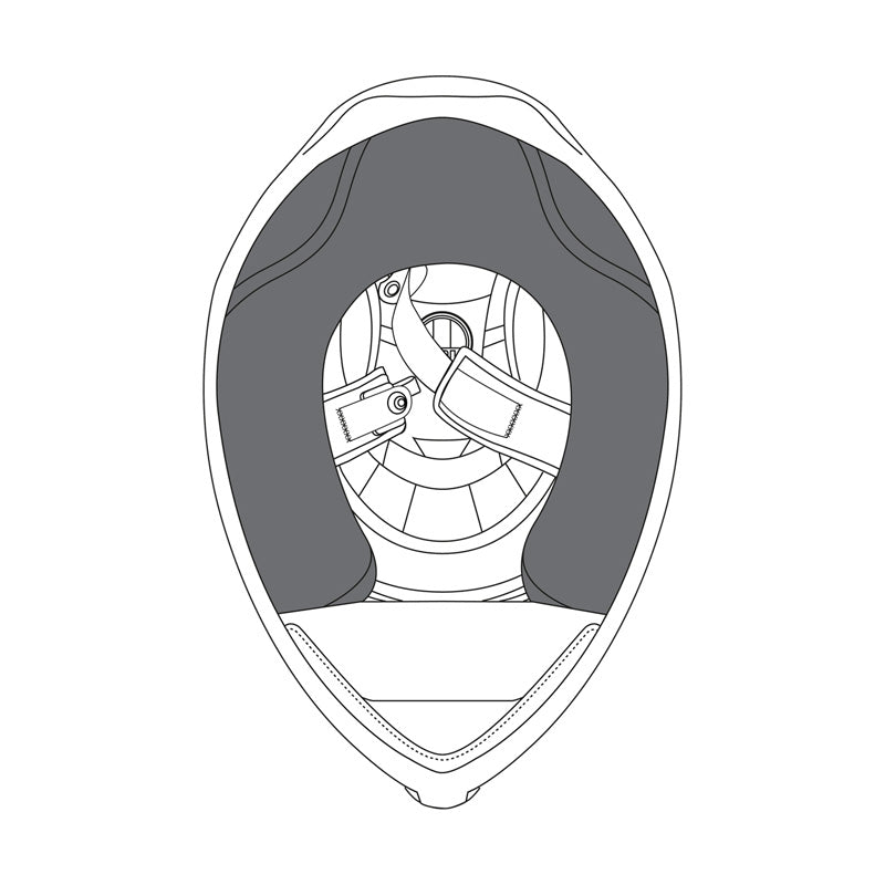 AGV CHEEK PADS BLACK K - 5 (2XL) - DRIVEN Canada's Powersports 802665664831320KIT00441999