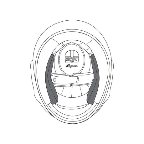 AGV CHEEK PADS PREMIUM L X3000 (20KIT00120001) - DRIVEN Canada's Powersports 802665669264420KIT00120001