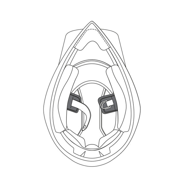 AGV CHINSTRAP PAD (XXS - XS) AX9 - DRIVEN Canada's Powersports 805101903406920KIT76305999