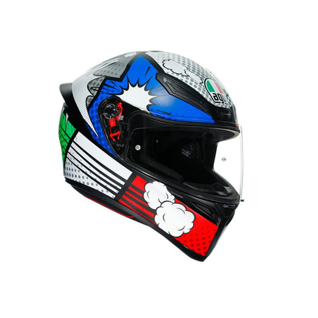 AGV K - 1 HELMET BANG BLUE (MS) (210281O2I0059MS) - DRIVEN Canada's Powersports 8210281O2I0059MS