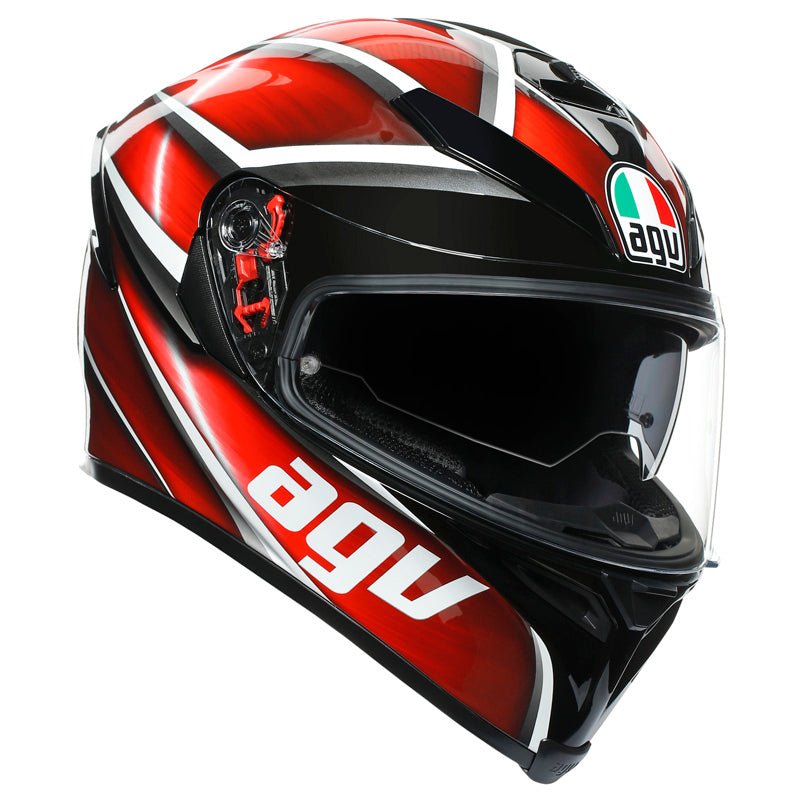AGV K - 5 HELMET TEMPEST BLACK/SILVER (2XL) - DRIVEN Canada's Powersports 8210041O2MY050XS