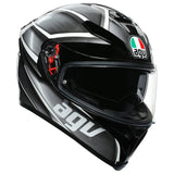 AGV K - 5 HELMET TEMPEST BLACK/SILVER (S) - DRIVEN Canada's Powersports 8210041O2MY051S