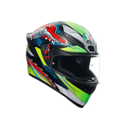 AGV K1 S DUNDEE MATT LIME/RED S (2118394003021S) - Driven Powersports Inc.80510195754702118394003021S
