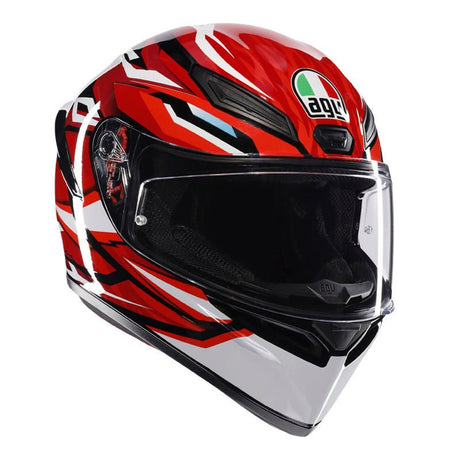 AGV K1 S LION BLACK/RED/WHITE (L) - DRIVEN Canada's Powersports 80009584037572118394003035L