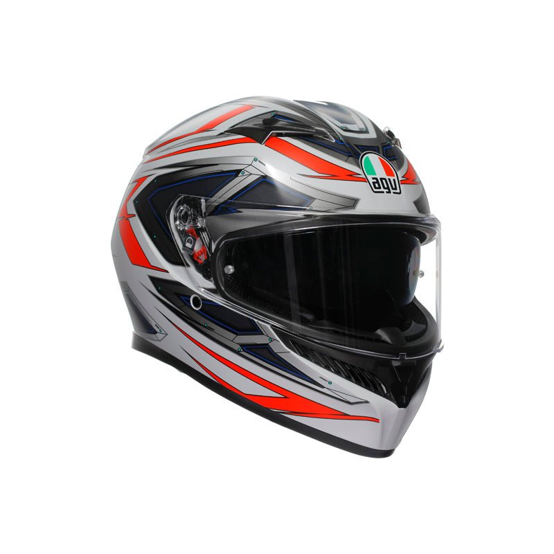 AGV K3 Space Matt White/Red Fluo (L) - DRIVEN Canada's Powersports 2118381004020L