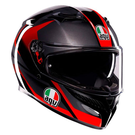 AGV K3 STRIGA BLACK/GREY/RED (L) - DRIVEN Canada's Powersports 80510197465592118381004018L