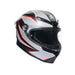 AGV K6 S FLASH BLACK/GREY/RED S (2118395002007S) - Driven Powersports Inc.80510195825772118395002007S