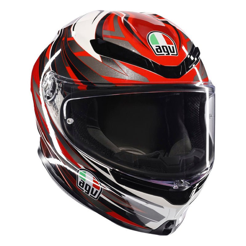 AGV K6 S REEVAL WHITE/RED/GREY (L) - DRIVEN Canada's Powersports 82118395002023L