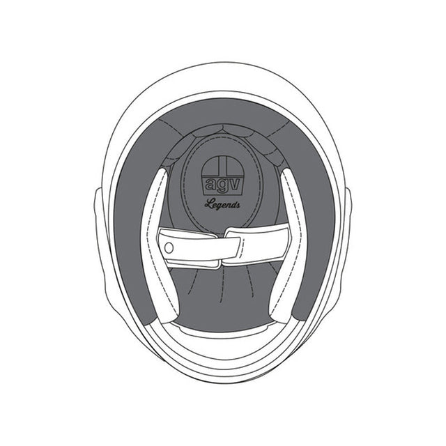 AGV REMOVABLE TOP LINER PREMIUM ML X3000 (20KIT00112001) - DRIVEN Canada's Powersports 802665669256920KIT00112001