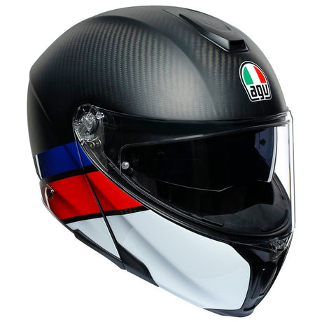 AGV SPORTMODULAR HELMET LAYER CARBON/RED/BLUE (2XL) - DRIVEN Canada's Powersports 8051019190093211201O2IY009XS