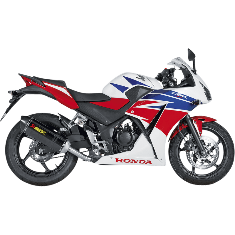 AKRAPOVIC 14 - 16 CBR300R "R" SO SS/CF/CF - TIP (S - H3SO3 - RC) - DRIVEN Canada's Powersports 3831113518710S - H3SO3 - RC