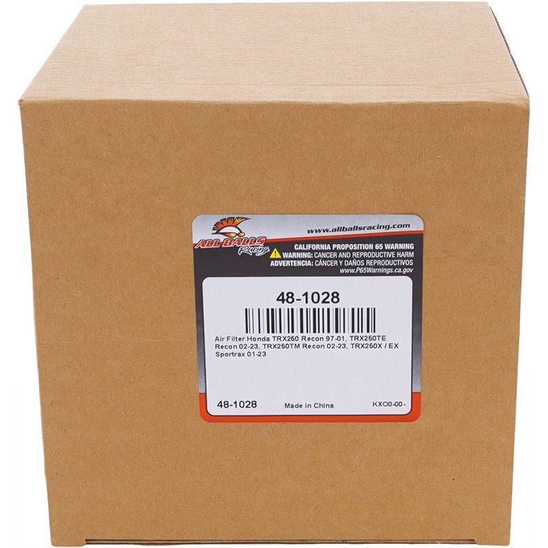 ALL BALLS RACING ATV/UTV AIR FILTER (48 - 1028) - DRIVEN Canada's Powersports 61331080883148 - 1028