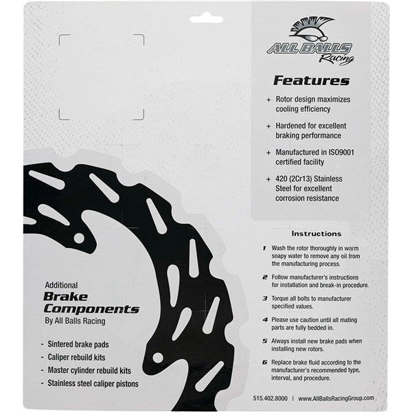 ALL BALLS RACING BRAKE ROTOR (18 - 0060) - DRIVEN Canada's Powersports 999999998918 - 0060