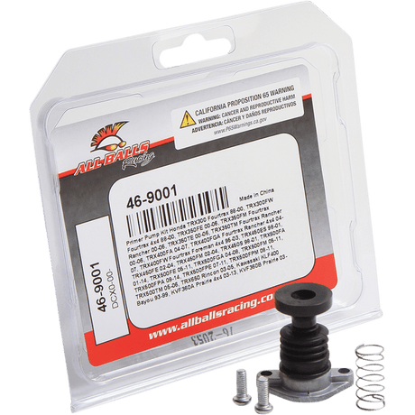 ALL BALLS RACING CARBURETOR PRIMER PUMP REBUILD KIT (46 - 9001) - DRIVEN Canada's Powersports 61331080657846 - 9001