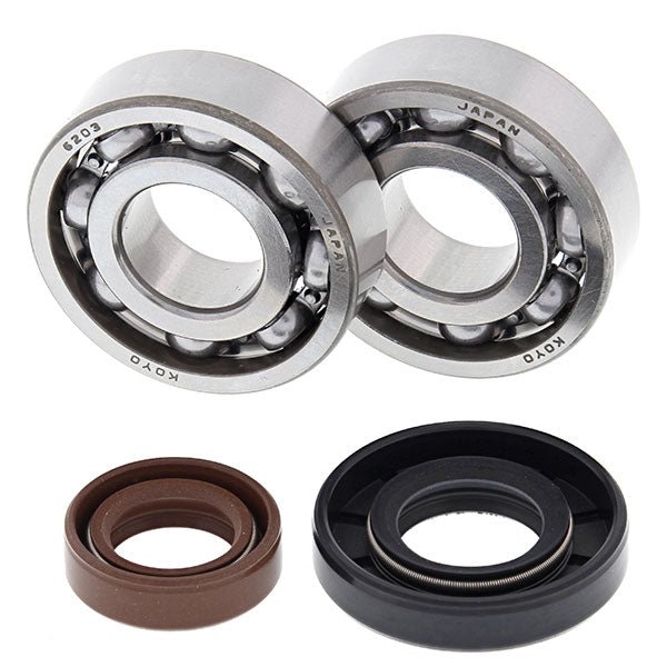 ALL BALLS RACING CRANKSHAFT BEARING AND SEAL KIT (24 - 1101) - DRIVEN Canada's Powersports 72398041417824 - 1101