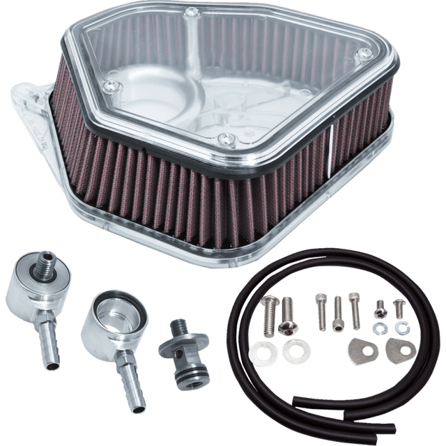 ALLOY ART AIR CLEANER BOOM BOX 1.8" M8 - DRIVEN Canada's Powersports 1.8M8P