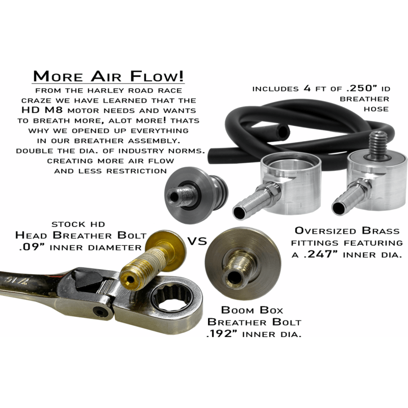 ALLOY ART AIR CLEANER BOOM BOX 1.8" M8 - DRIVEN Canada's Powersports 1.8M8P