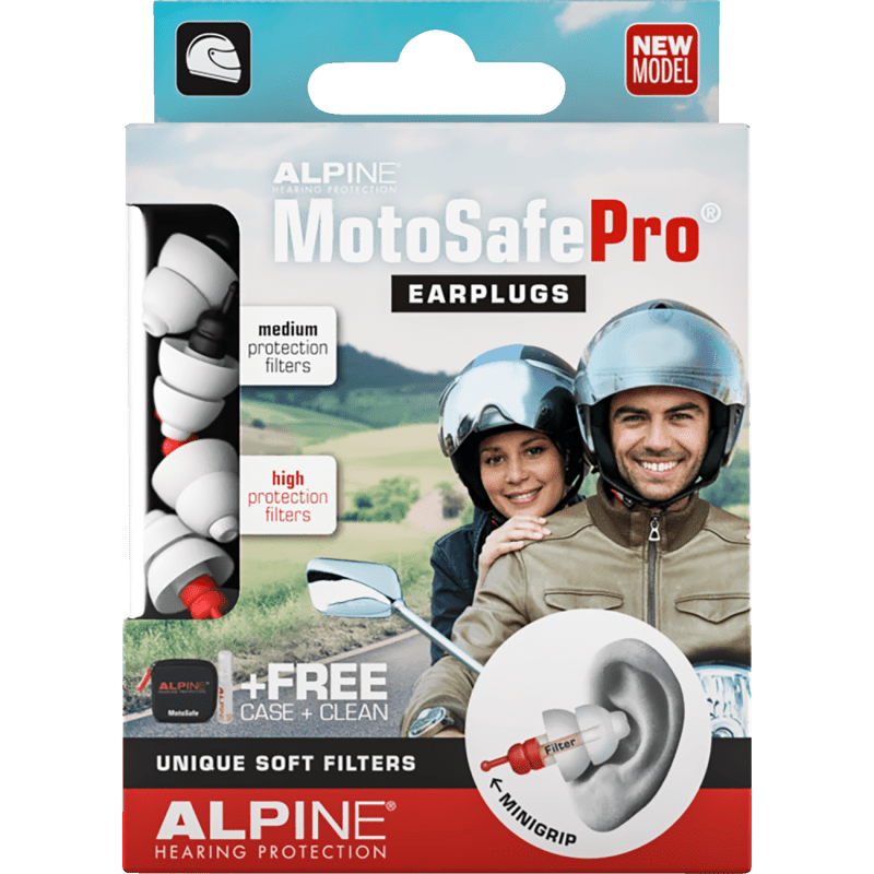 ALPINE HEARING PROTECTION EARPLUGS MOTOSAFE PRO MINIGRIP (111.23.112) - DRIVEN Canada's Powersports 111.23.112