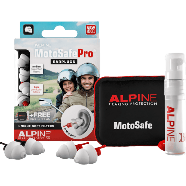 ALPINE HEARING PROTECTION EARPLUGS MOTOSAFE PRO MINIGRIP (111.23.112) - DRIVEN Canada's Powersports 111.23.112