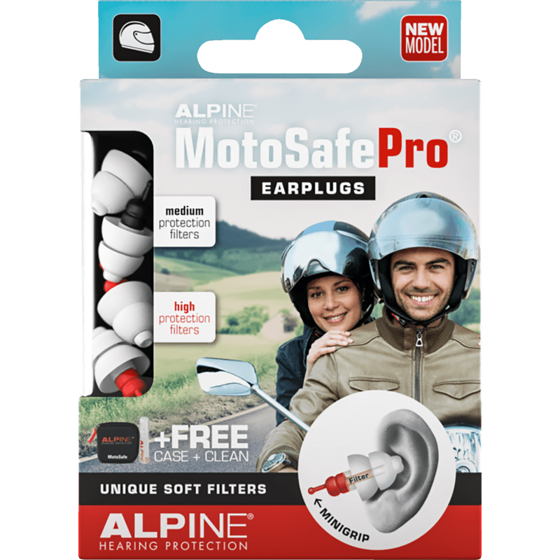 Alpine Hearing Protection Earplugs Motosafe Pro Minigrip - DRIVEN Canada's Powersports 111.23.112