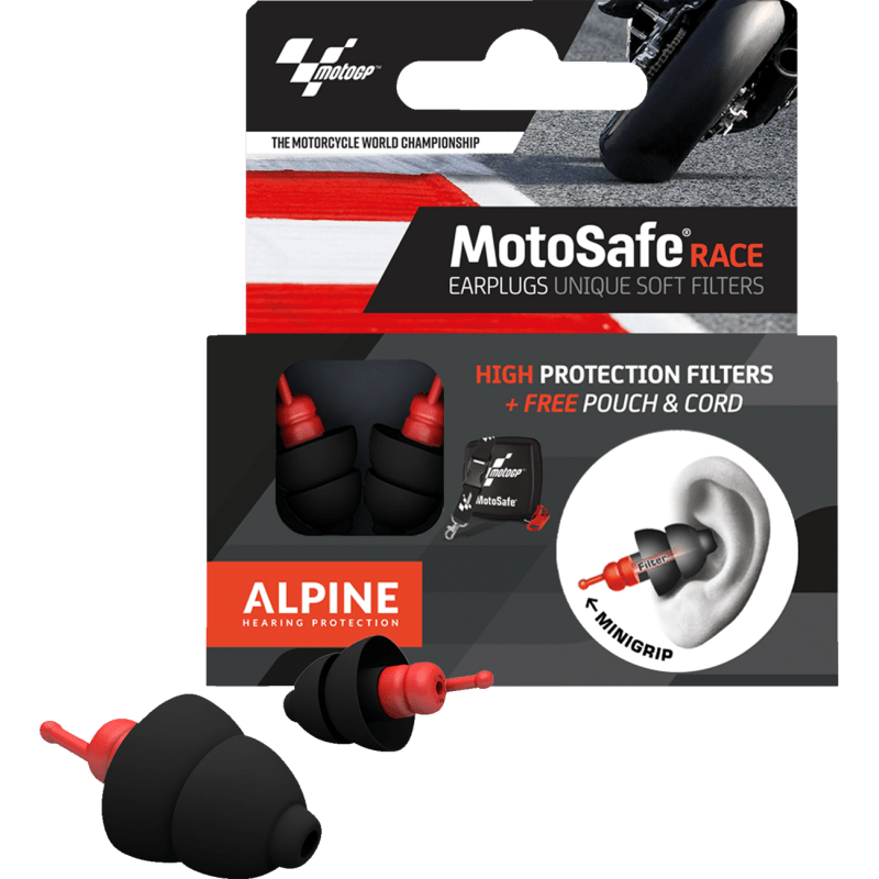 ALPINE HEARING PROTECTION EARPLUGS MOTOSAFE RACE MOTOGP EDITION (111.23.118) - DRIVEN Canada's Powersports 111.23.118