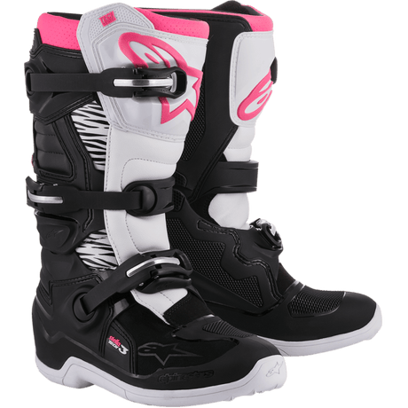 ALPINESTARS BOOT 4W TECH 3 Black/White/Pink Other - Driven Powersports