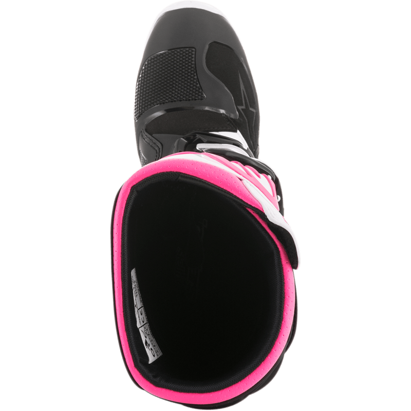 ALPINESTARS BOOT 4W TECH 3 Black/White/Pink Top - Driven Powersports