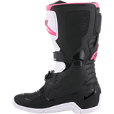 ALPINESTARS BOOT 4W TECH 3 Black/White/Pink Side - Driven Powersports