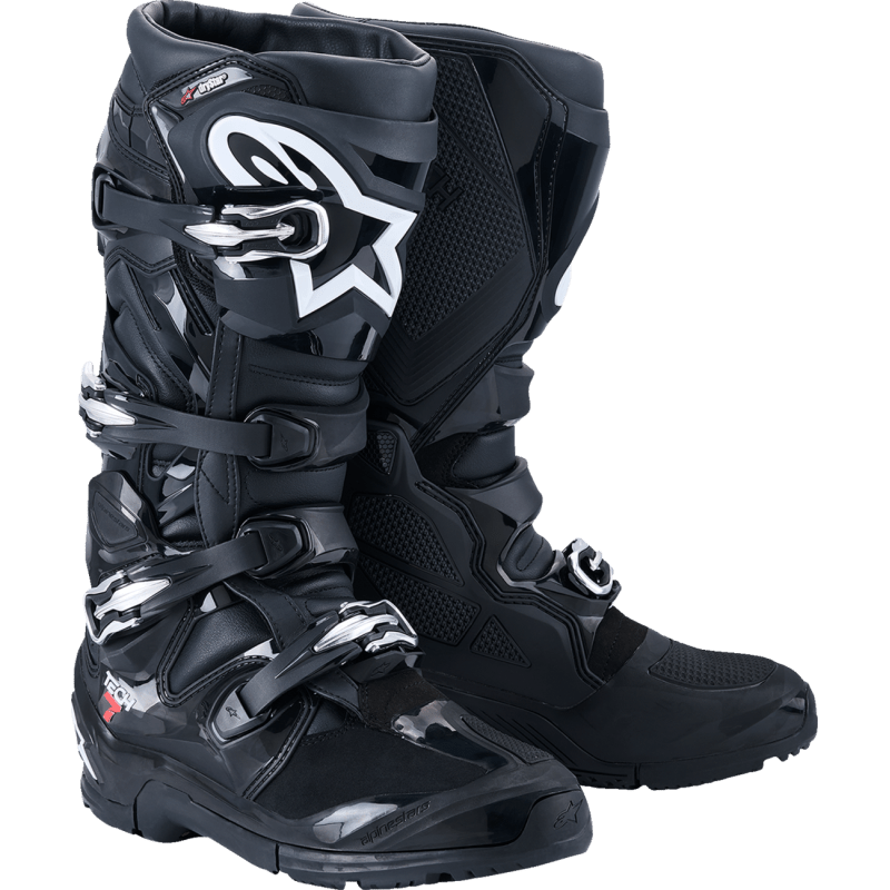 ALPINESTARS BOOT T7 END DS Black Front - Driven Powersports