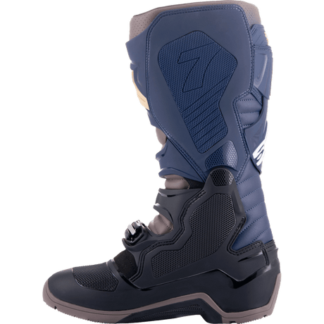 ALPINESTARS BOOT T7 END DS Navy/Gray Left Side - Driven Powersports