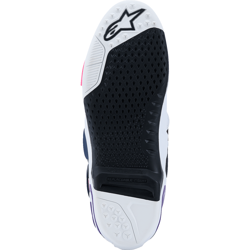 ALPINESTARS BOOT TECH 10 WHT/VLT/NVY/PNK FLUO - DRIVEN Canada's Powersports 80593475815072010020 - 2780 - 9