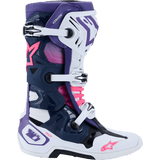 ALPINESTARS BOOT TECH 10 WHT/VLT/NVY/PNK FLUO - DRIVEN Canada's Powersports 80593475815072010020 - 2780 - 9
