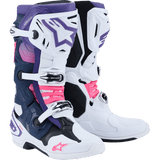ALPINESTARS BOOT TECH 10 WHT/VLT/NVY/PNK FLUO - DRIVEN Canada's Powersports 80593475815072010020 - 2780 - 9