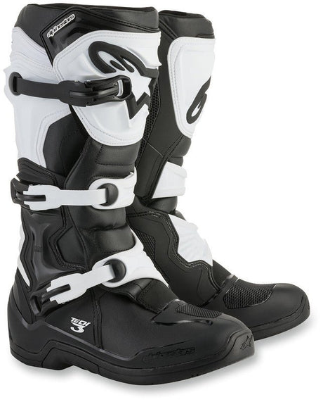 ALPINESTARS BOOT TECH 3 Black/White Other - Driven Powersports