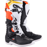 ALPINESTARS BOOT TECH 3 Black/White/Red/Fluo Yellow Front - Driven Powersports