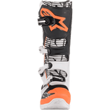 ALPINESTARS BOOT TECH 5 White/Black/Orange Front - Driven Powersports