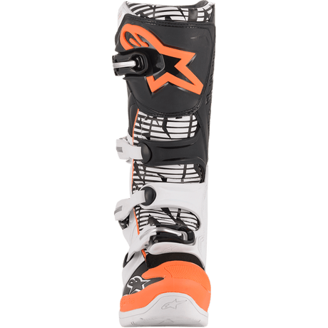 ALPINESTARS BOOT TECH 5 White/Black/Orange Front - Driven Powersports