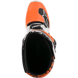 ALPINESTARS BOOT TECH 5 White/Black/Orange Top - Driven Powersports