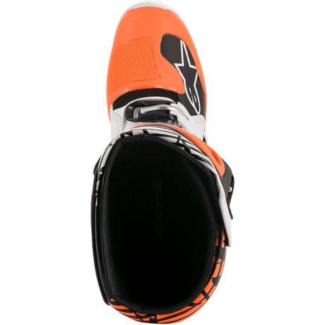 ALPINESTARS BOOT TECH 5 White/Black/Orange Top - Driven Powersports