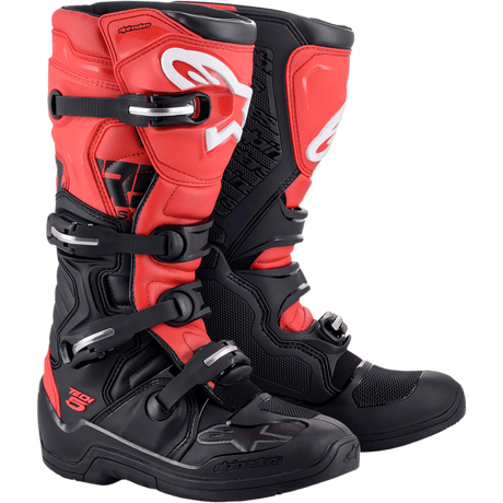ALPINESTARS BOOT TECH 5 Black/Red Front - Driven Powersports