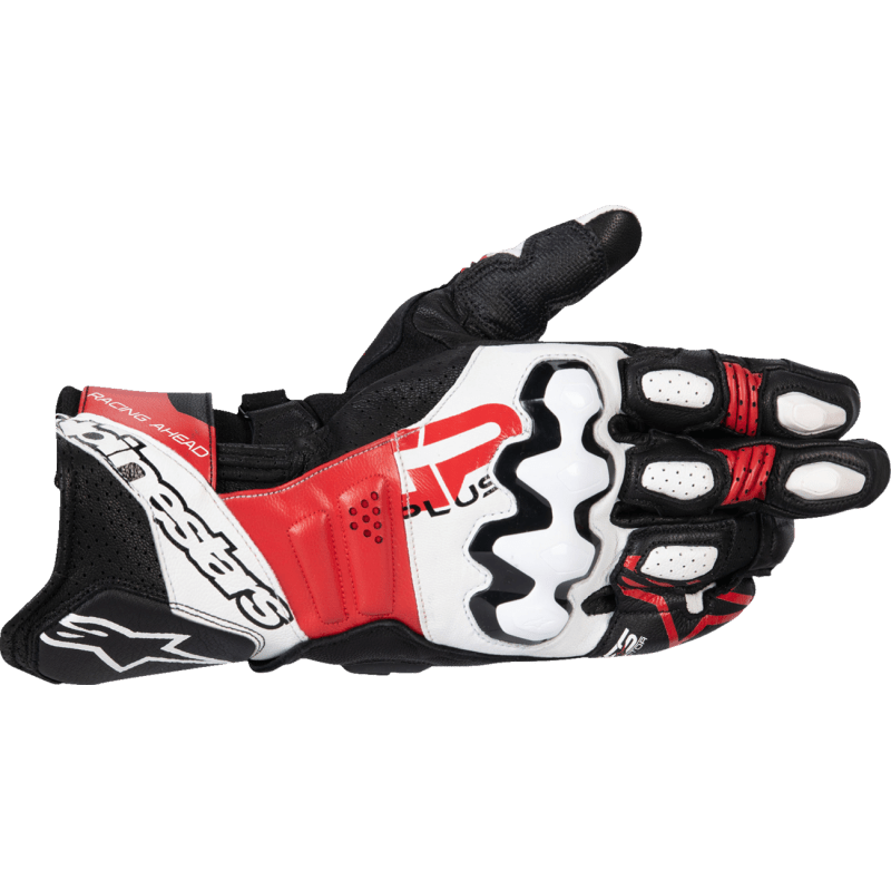 ALPINESTARS GLOVE GP+ R V3 LTHR BK/WT/BRT - DRIVEN Canada's Powersports 80593475420413550825 - 1304 - S