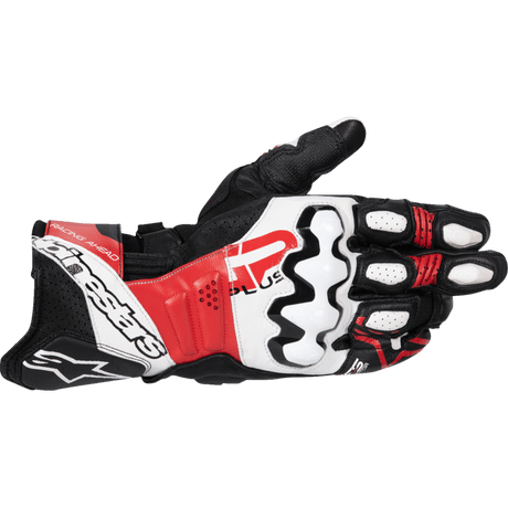 ALPINESTARS GLOVE GP+ R V3 LTHR BK/WT/BRT - DRIVEN Canada's Powersports 80593475420413550825 - 1304 - S