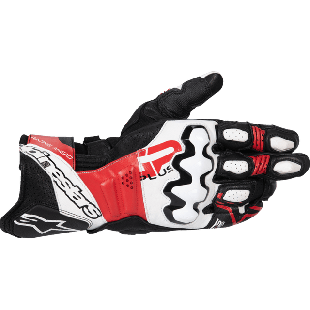 ALPINESTARS GLOVE GP+ R V3 LTHR BK/WT/BRT - DRIVEN Canada's Powersports 80593475420413550825 - 1304 - S